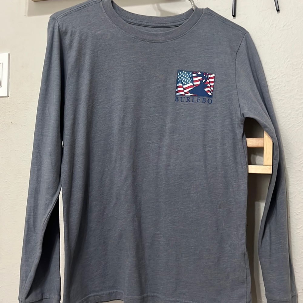 Burlebo long sleeve T-shirt deer on back 14/16